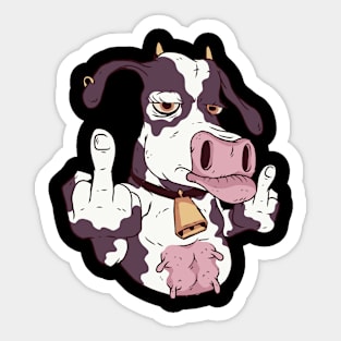 Cool Cow Sticker